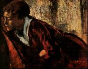 Edgar Degas Melancholy oil
